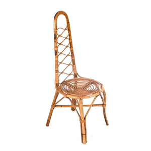 Modern style <b>High</b> <b>Back</b> Rattan and Wicker <b>Chair</b> for Dining Park Living Room - Product Image 2