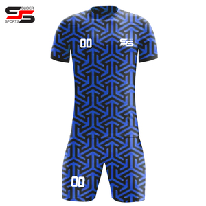 Diseño personalizado mejor poliéster sublimación fútbol uniformes OEM precio al por mayor uniforme de fútbol - Product Image 6