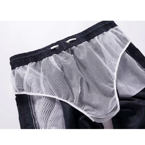 กางเกงขาสั้นออกกำลังกายผู้ชาย รุ่นซัมเมอร์ ระบายอากาศได้ดี ซับในนุ่มสบาย เป็นมิตรต่อสิ่งแวดล้อม แห้งเร็ว สำหรับเล่นกีฬาและออกกำลังกายที่ยิม  ลายพิมพ์แบบซับลิเมชั่น  รับทำโลโก้แบบกำหนดเอง 2 1 - Product Image 2