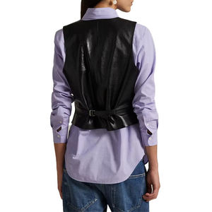 Nouveau gilet de motard élégant pour femmes pour moto de rue, gilet en cuir pour moto, protection du corps, course à moto, nouvelle mode d'automne - Product Image 3