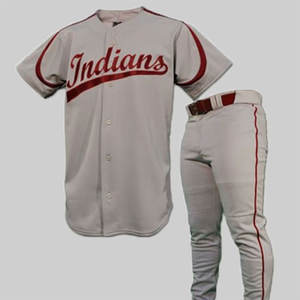 Uniformes de baseball personnalisés en gros, sublimés, à manches courtes, respirants et à séchage rapide pour les équipes - Product Image 3