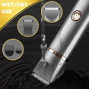 Tondeuse bikini rechargeable pour femme, rasoir indolore pour poils pubiens avec tête de coupe en céramique remplaçable - Product Image 4