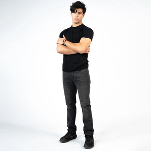 Pantalones Vaqueros Casuales de Corte Regular y Cintura Media, Personalizables con Marca OEM, Estilo Recto, Transpirables, Lavado Medio, Alta Calidad - Product Image 6