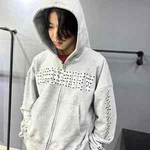 ชุดวอร์มคริสตัลพลอยเทียมแบบกำหนดเองหรูหรามีรายละเอียดหินสีสดใสระบายอากาศได้ดีดีไซน์เพรียวบาง - Product Image 5