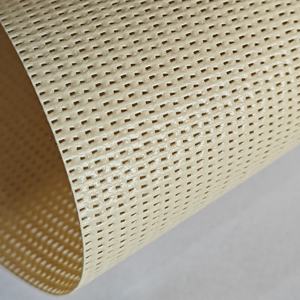 Tissu en maille de vinyle <span class=keywords><strong>enduit</strong></span> de PVC de polyester ignifuge anti-UV et de bouclier de protection contre les intempéries pour la façade ou la peau secondaire du bâtiment - Product Image 2