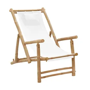 Hot Sale Outdoor Portable Beach Enjoy The Cool Bamboo Cane Folding Chair Manufactered In Viet Nam By Vigi Farm