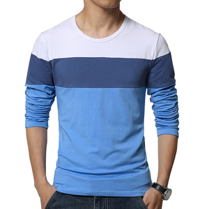 Camisetas de manga larga para hombre, transpirables, de mezcla de algodón, ropa informal, camisetas de manga larga para hombre, costuras impecables, ropa diaria de calidad - Product Image 6