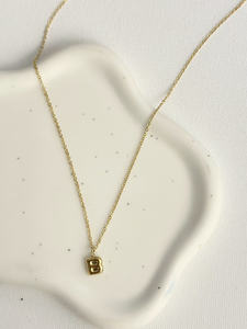 Summer Essential Moonriver Collier ras du cou pour femmes en acier inoxydable 'B' Fashion Choker Perles de cuivre de style simple - Product Image 2