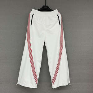 Wholesale High Waist Canvas Jogger Trousers Striped Oversized Flared Pants <b>Men</b> Heavyweight Vintage - Product Image 1