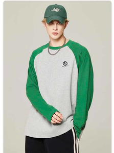 New Custom Own Logo High Quality Sporty Sweatshirt <b>Men's</b> <b>Long</b> Sleeve <b>T</b> <b>Shirt</b> OEM Customized 100% Organic Cotton <b>T</b> <b>Shirts</b> - Product Image 4