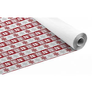 Rouleau de papier d'impression blanc 1,2x50m 37gsm Copos rouge/gris B2B - Product Image 1
