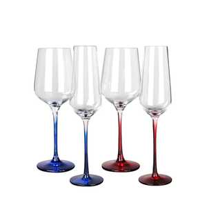 แก้วไวน์คริสตัลใสแท้ สีแดง เป็นมิตรกับสิ่งแวดล้อม ใช้ซ้ำได้ น้ำหนักเบา สกรีนโลโก้ได้ ดีไซน์หรูหรา ทันสมัย/วินเทจ สำหรับงานปาร์ตี้ - Product Image 6