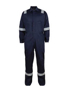 Combinaison ignifuge en coton personnalisée avec bande réfléchissante, vêtements de sécurité, combinaison de sauvetage d'urgence, vêtements de sécurité - Product Image 2