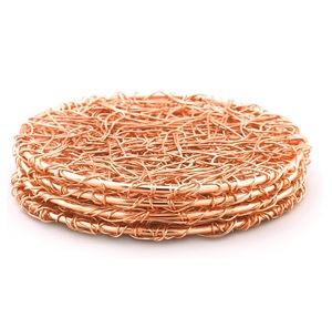 High Quality Eco-Friendly Luxury Home Bar Decoration Coaster for <b>Cup</b> Coaster Square Shaped Copper Accessories Europe Style - Product Image 4