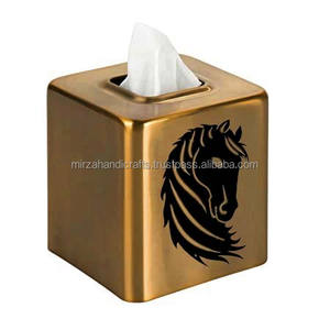 Toallitas de baño decorativas con Logo de mono, soporte para servilletas de papel, servilletas modernas, deslizador inferior - Product Image 5