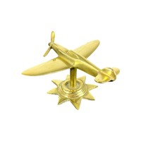 Laiton Spitfire avion modèle Vintage avion décor métal avion guerre mondiale avion de chasse Miniature bureau ornement