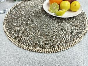 Mantel Individual Decorativo con Cuentas para Mesa de Comedor, Decoración de Fiesta, Color Personalizado, Forma de Flor al Mejor Precio - Product Image 6