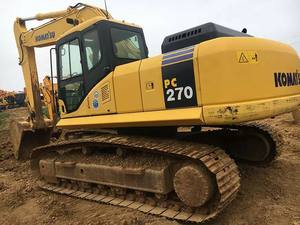 Excavadora hidráulica usada Komatsu PC270 original de Japón de 27 toneladas PC200 PC220 PC240 PC300, retroexcavadora sobre orugas en excelentes condiciones - Product Image 4