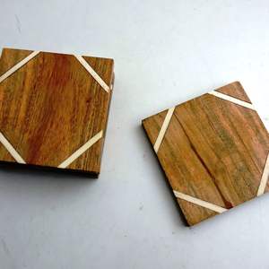 Top Quality Tea <b>Coaster</b> Home or Restaurant Tableware Catering Item Mango Wooden Tea <b>Coaster</b> <b>Glass</b> Tea <b>Coaster</b> Pads - Product Image 3