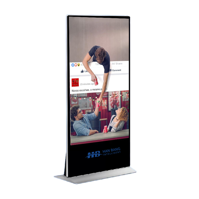 Advertising Machine Digital Signage Touch Screen LCD Display Full Color LED Strips for Mall Companies Car Use