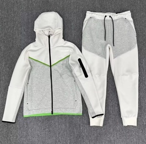 ชุดกีฬามีฮู้ดหลากสีสำหรับผู้ชายและผู้ใหญ่ชุดวิ่งออกกำลังกายแบบระบายอากาศได้โลโก้ออกแบบได้ตามต้องการ - Product Image 5