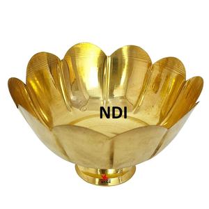 Style moderne incurvé à la main décoratif finition dorée forme personnalisée stockage d'aliments fruits légumes servir bol à fruits en métal - Product Image 1