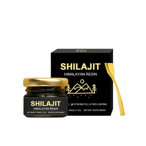 Hearns OEM 100% Shilajit pur de l'Himalaya, complément alimentaire à base de plantes, agent gélifiant, certifié GMP, stimulant énergétique, résine dorée - Product Image 1