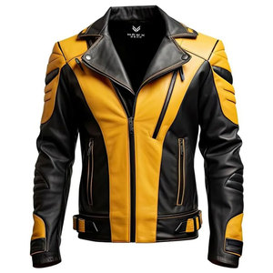 Chaquetas de cuero de diseñador para hombre New Look/Moda de invierno Diseño personalizado Chaqueta de cuero de invierno para hombre - Product Image 1