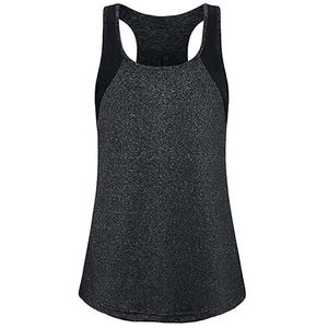 Camisetas sin mangas de entrenamiento de gimnasio transpirables antiretráctiles de secado rápido para mujer personalizadas Logotipo estampado frontal para deportes Yoga Fitness para niñas - Product Image 1