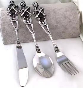 Best <b>Sale</b> Wedding Cutlery <b>Set</b> Stainless Steel <b>Knife</b> Fork Spoon Silverware Gold Flatware <b>Set</b> - Product Image 4
