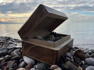 Caja de madera para manualidades Decoración del hogar Cajas de centro de mesa por Crescent Crafts - Product Image 2