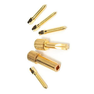 Vis à tête dorée pour dentisterie, vis à tête pour clé, fournitures dentaires, matériaux dentaires, 50 pièces dans un sac - Product Image 6
