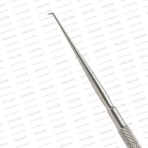 ช้อนตักและตะขอขนาด2มม. X 3มม. ขนาด2.5มม. ความยาวโดยรวม180มม. เครื่องมือสำหรับผ่าตัดโดย vaslcare - Product Image 3