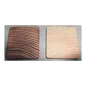 Handmade Designer Wooden Tea <b>Coasters</b> Classic Rounded Walnut Printed Decorative <b>Coaster</b> <b>Set</b> for Home Evening Tea Mat or Pad - Product Image 4