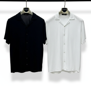 Modern <b>Floral</b> <b>Mens</b> Short Sleeve <b>Shirt</b> Relaxed Fit Satin Stylish Summer Design Casual Wear Holiday Outfit Eco-Friendly Quick Dry - Product Image 2