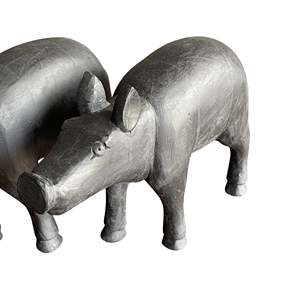 Style artisanal de cochon en bois rustique - Product Image 5