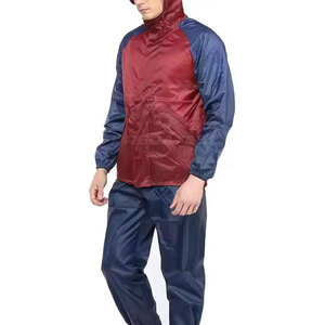 Traje cortavientos para hombre con logotipo personalizado al por mayor, novedad, traje cortavientos de uso regular informal OEM - Product Image 6