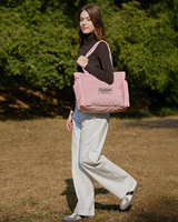 Sac fourre-tout matelassé en nylon grande capacité Rouse Sports, léger, avec fermeture éclair, porte-bouteille et broderie personnalisée