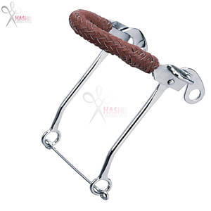 Bocado de Acero Inoxidable para Caballo, Marca Weaver, con Brida Trenzada, 9 Pulgadas, Cromado, Equipo de Equitación, Marca OEM - Product Image 5
