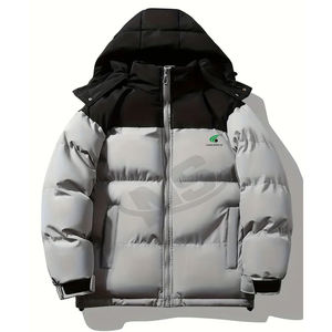 Vêtements de plein air élégants Veste en molleton matelassée en toile pour hommes Commande en gros sur mesure OEM Léger Durable de haute qualité Imperméable - Product Image 3