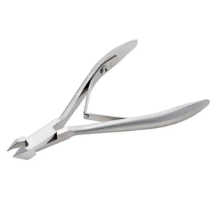Cortacutículas Profesional de Acero Inoxidable, Pinza para Uñas con Apertura de Mandíbula Ancha y Curva, para Uso en Casa o Salón de Belleza - Product Image 1