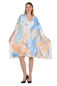 Luxueux plage vacances porter femmes caftan Caftan fête tenue de club dentelle Bikini t-shirt Type couvrir grande taille robe multicolore - Product Image 2