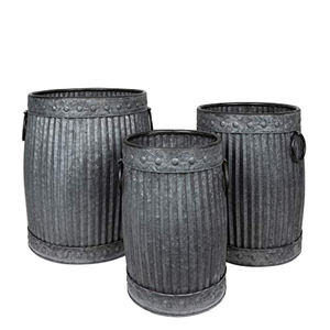 Finition antique dorée décoration de bureau de salon de maison jardinière intérieure extérieure de haute qualité jardinière de fleurs en métal - Product Image 2