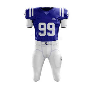 Ensembles d'uniformes de football américain légers pour adultes, matériel respirant en sergé pour équipe, option grande taille - Product Image 2