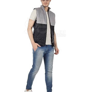 Adultos Uso al aire libre Chaqueta sin mangas Nuevo estilo Hombres Chaqueta sin mangas Liso teñido Hombres Chaqueta sin mangas - Product Image 6