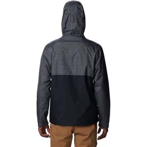 High Street Style hommes léger 450g coupe-vent vestes imperméable respirant à capuche vestes de pluie décontracté toile enduit - Product Image 2