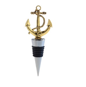 Venta al por mayor precio de fábrica plata acabado Metal vino tapones colección Vasos Accesorios botella tapón ahorrador sellador - Product Image 5