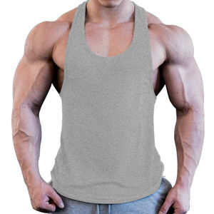 Diseño personalizado de los hombres de gimnasio de entrenamiento camiseta sin mangas Casual Fitness Spandex Muscle Fit Tank Tops - Product Image 6
