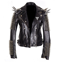 2025 personnalisé bas prix robuste peau de vache Grains veste en cuir pour hommes col montant rétro café Racer Rider Style hiver fermeture éclair