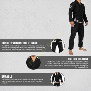 Conjuntos de Uniformes de Karate para Entrenamiento Profesional, Ropa de Artes Marciales de Alta Calidad, Material 100% Algodón Duradero, Personalizable, Elástico en la Parte Delantera - Product Image 2